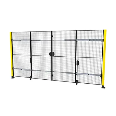 一体型ヒンジ付きスライドドア