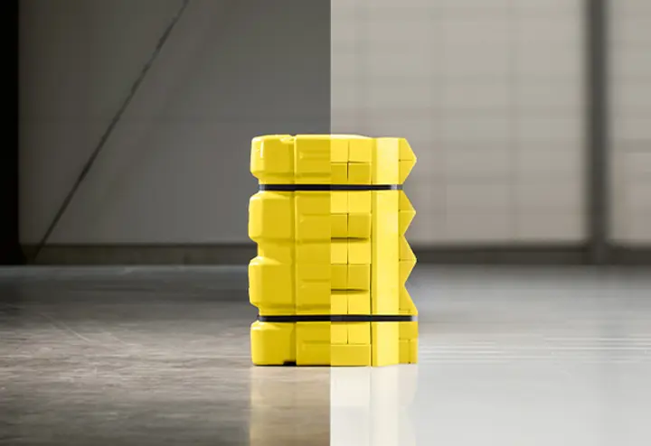 施設内の柱を守るコラムガードのご紹介! 施設内の柱を守るコラムガードのご紹介!