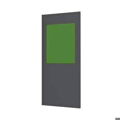 窓付きシートメタルパネル